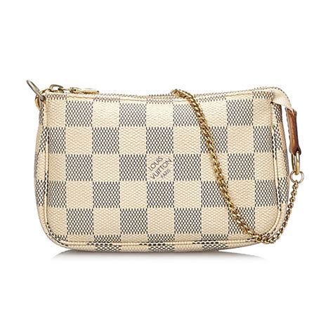 louis vuitton mini pochette white|Louis Vuitton mini pouch.